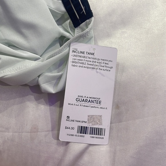 White Athleta Incline Racerback Tank - Picture 3 of 4